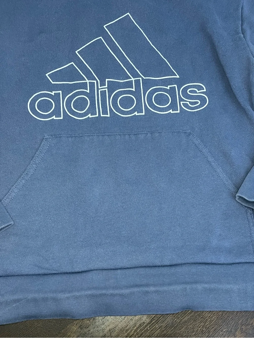 Adidas Sweatsuit Youth S 8 Blue Hoodie Joggers Cotton Boys Athleisure Logo Play